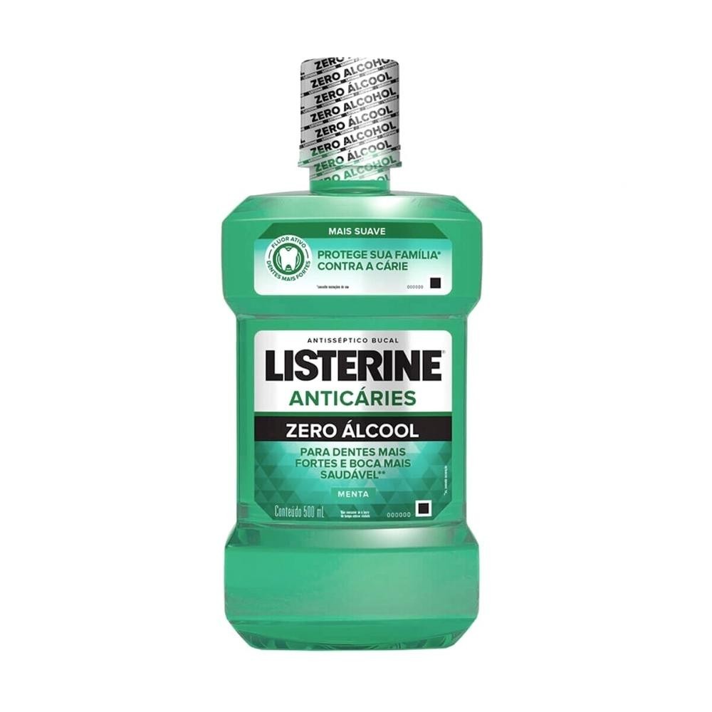 Enxaguante Bucal Listerine Anticaries Zero Alcool 500ml