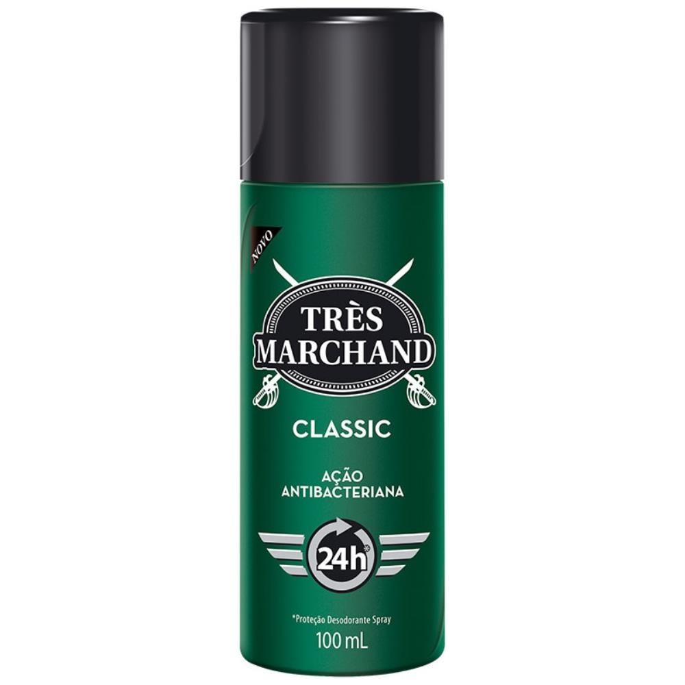 TRÊS MARCHAND DESODORANTE SPRAY CLASSICO COM 100ML