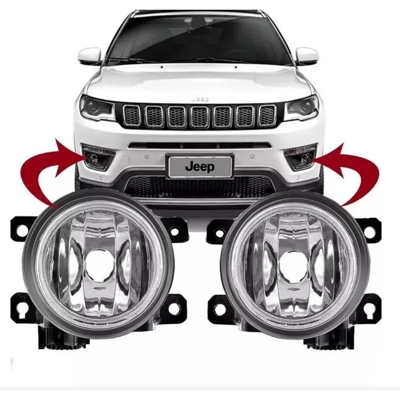 Farol De Milha Jeep Compass 2016 2017 2018 2019