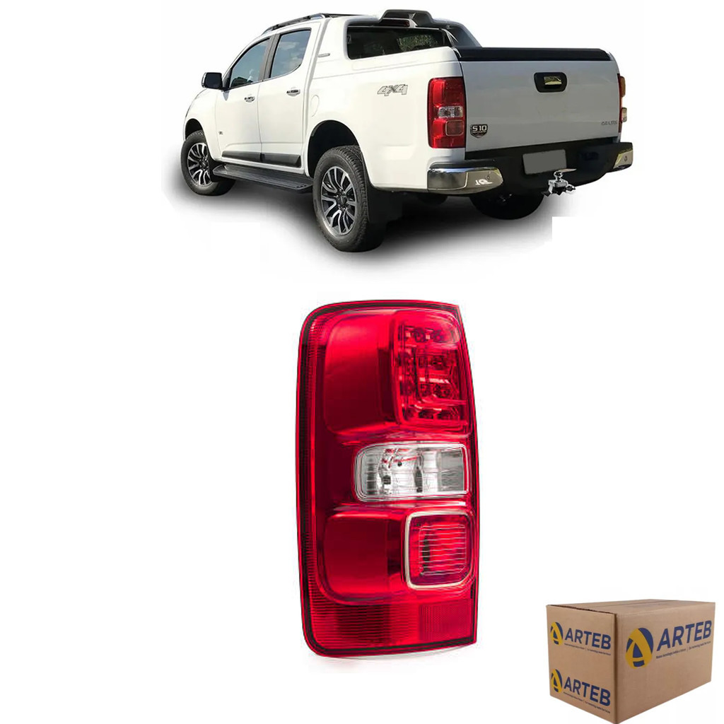 Lanterna S10 2012 13 14 15 16 a 2020 Com Led Luz Neblina Lado Esquerdo