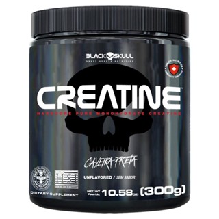 Creatina Pura Black Skull 10.58Oz 300G em Oferta na Shopee