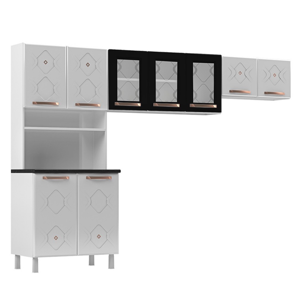 Cozinha de Aço Compacta Telasul Mirage 3 Peças - Home & Living