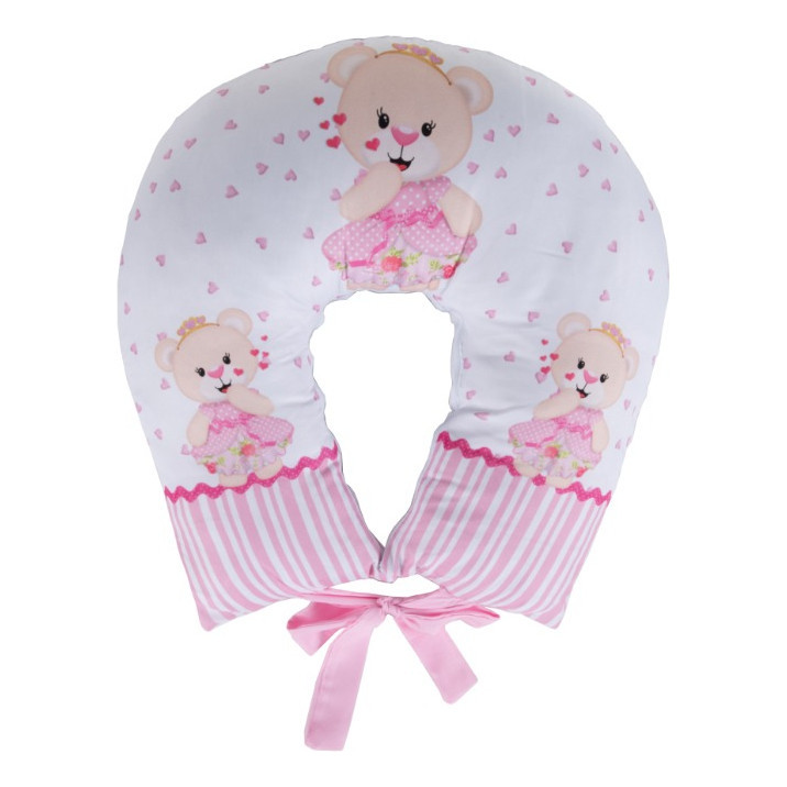 Almofada Amamentação Travesseiro Sublimado Algodão Menina/PRONTA ENTREGA/ENVIO IMEDIATO.