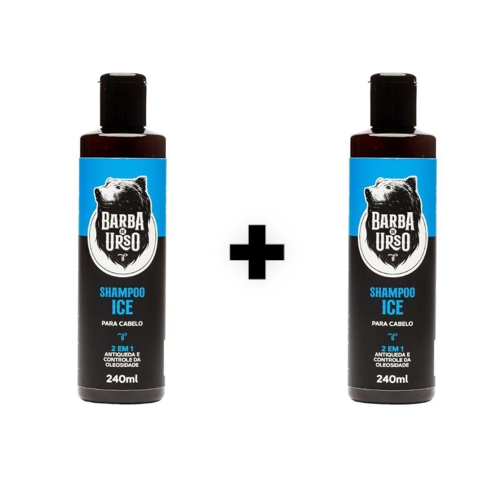 KIT 2 Shampoo Xampu Antiqueda  e Anti Oleosedade 240ml cada ICE