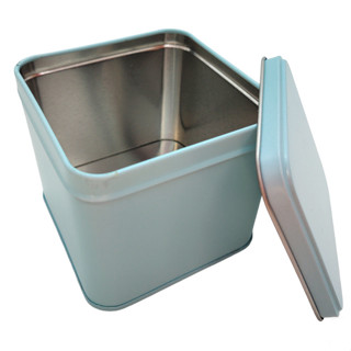 Lata de Metal Quadrada - Azul - 8,5x8cm - 1 unidade - Rizzo em Oferta na Shopee