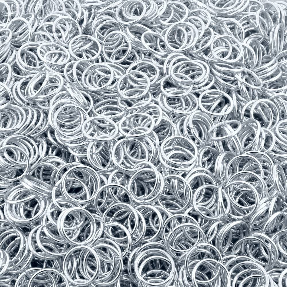 Argola Elo De Metal Níquel Prata 12mm 100 Peças - Bijuterias Artesanato Chaveiros Lustres em Oferta na Shopee