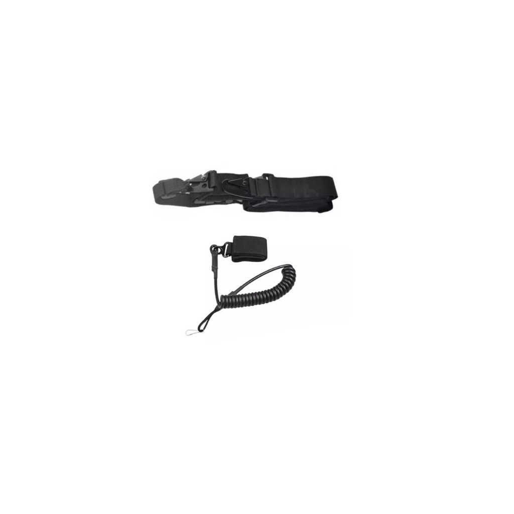 Kit Bandoleira 3 Pontas + Fiel Tatico Espiral