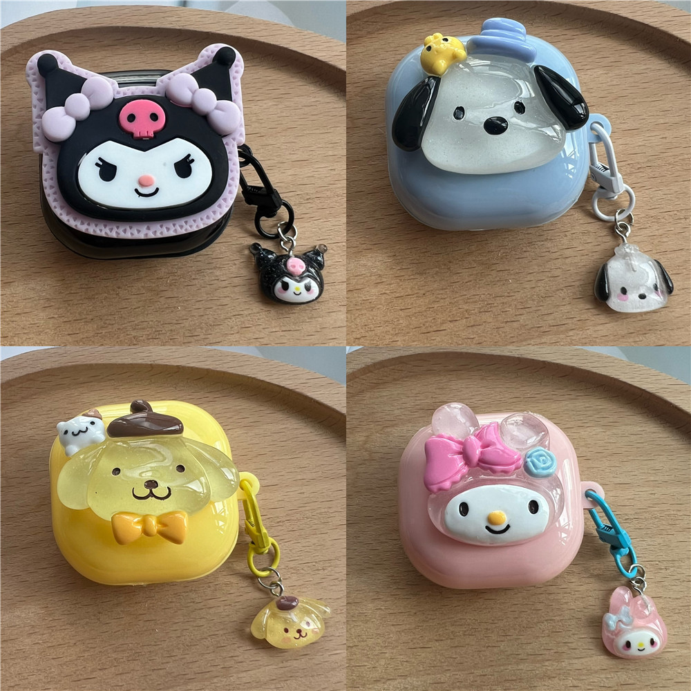 Estojo Sanrio Para Fone De Ouvido Samsung Galaxy Buds Live/Pro/2/Buds2 Com Keryi