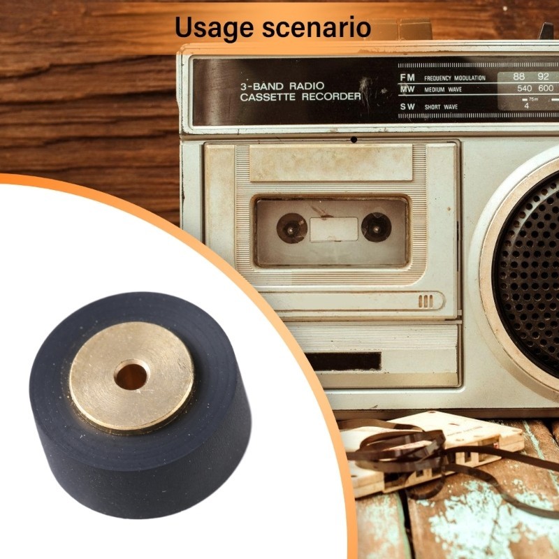 KOKO Gravador De Fita Rolo Pitada Para Tocador Suave Operar Borracha Cassete Roda Polia 14 2x7x6 5 14 2x8x6 5mm