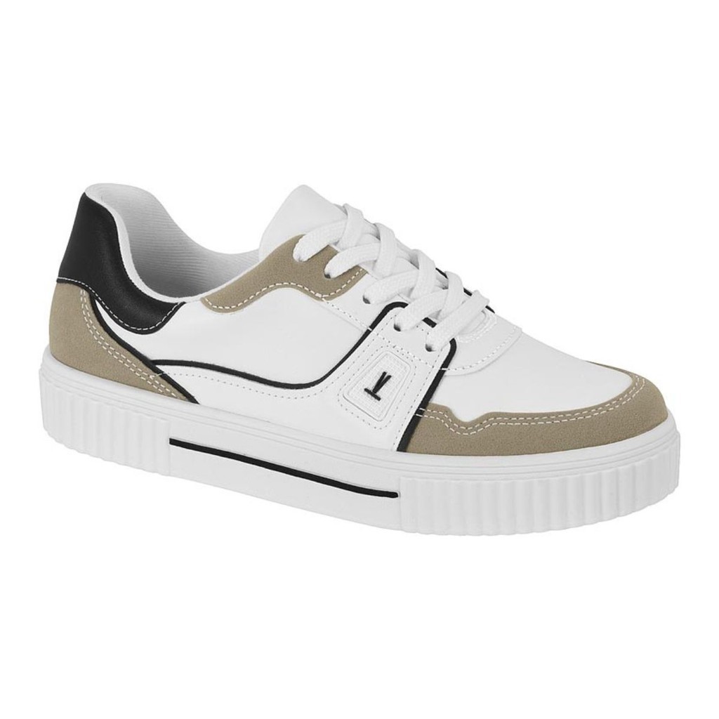 Tênis Feminino Casual Vizzano Original Sola Alta Plataforma Estiloso Confortável 1307.208