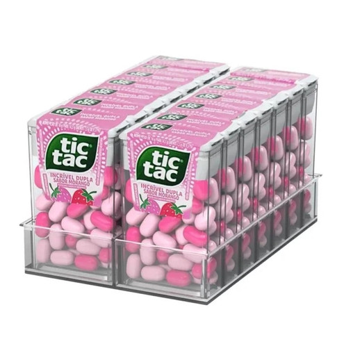 Pastilha Tic Tac Morango 14 Unidades - Food & Beverages