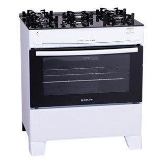 Fogão 5 Bocas a Gás Atlas Mônaco Top Glass Mesa de Vidro e Acendimento Automático Branco Bivolt em Oferta na Shopee