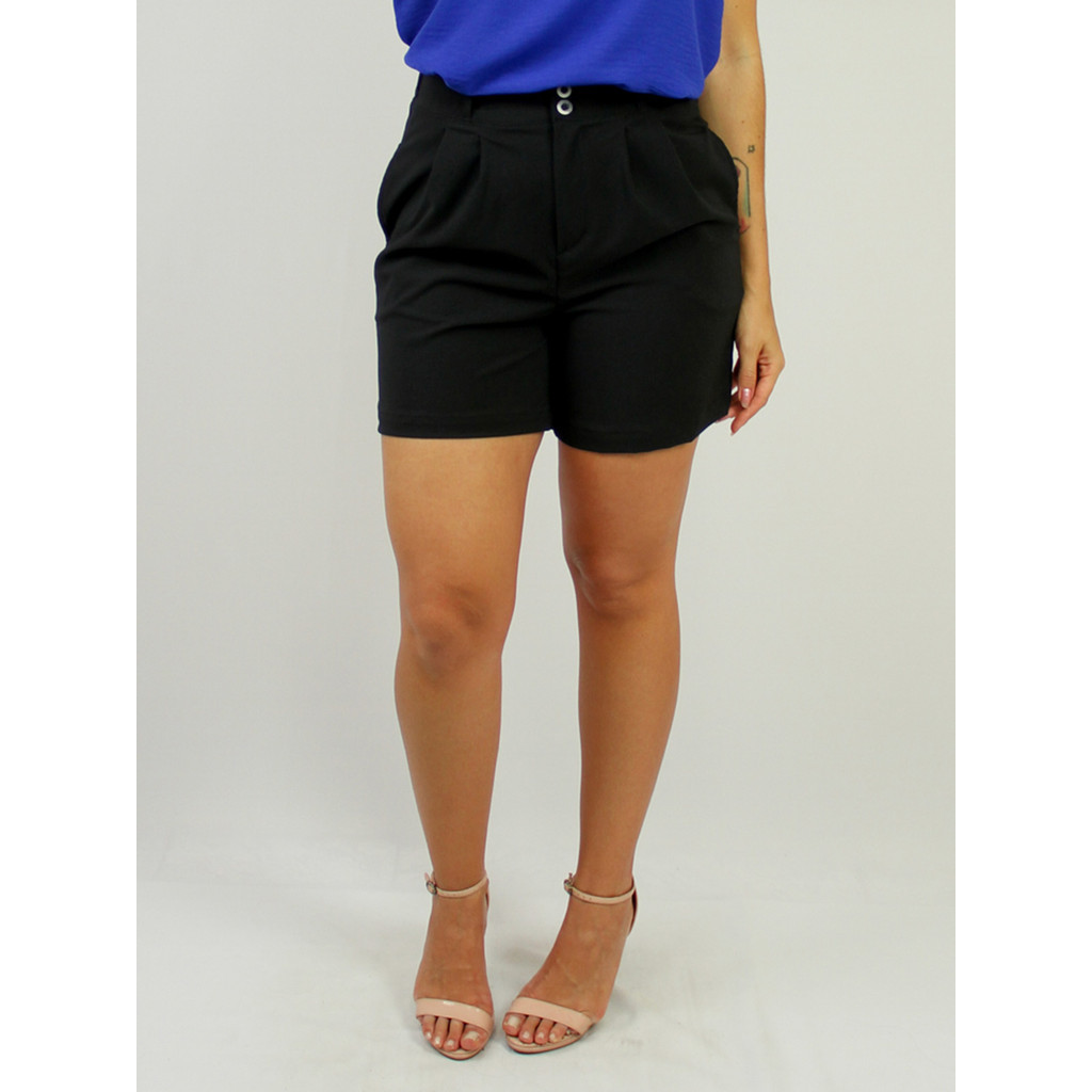 Short Feminino Com Bolsos Laterais Tendência Verão Kenzo com Pence