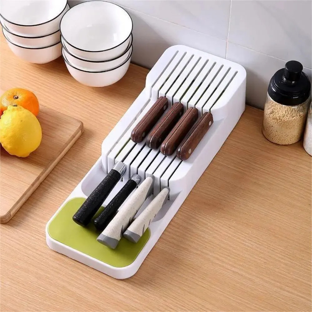 Kit Organizadores Suporte de Facas e talheres Para Gaveta Com Divisórias para Cozinha Cozinha