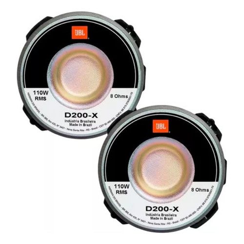 Par Driver D200x Jbl Original Selenium 110rms Som Automotivo