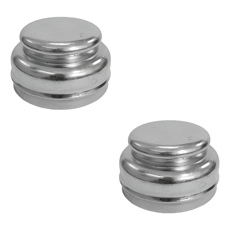Par Calota Cubo Roda Dianteira Ford F2000 F4000