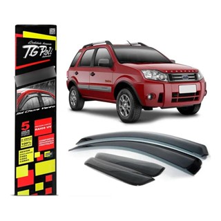 Calha de Chuva Ford EcoSport 2003 a 2012 4 Portas TG Poli Defletor Portas Protetor Janelas Fumê em Oferta na Shopee