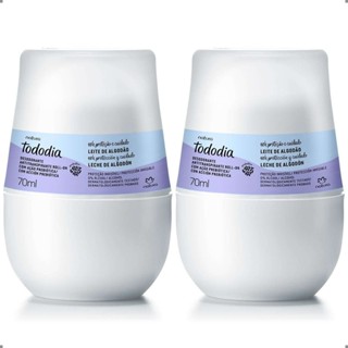 KIT 2 Roll On Desodorante Antitranspirante Invisível Natura Tododia Algodão 70mL Cada em Oferta na Shopee
