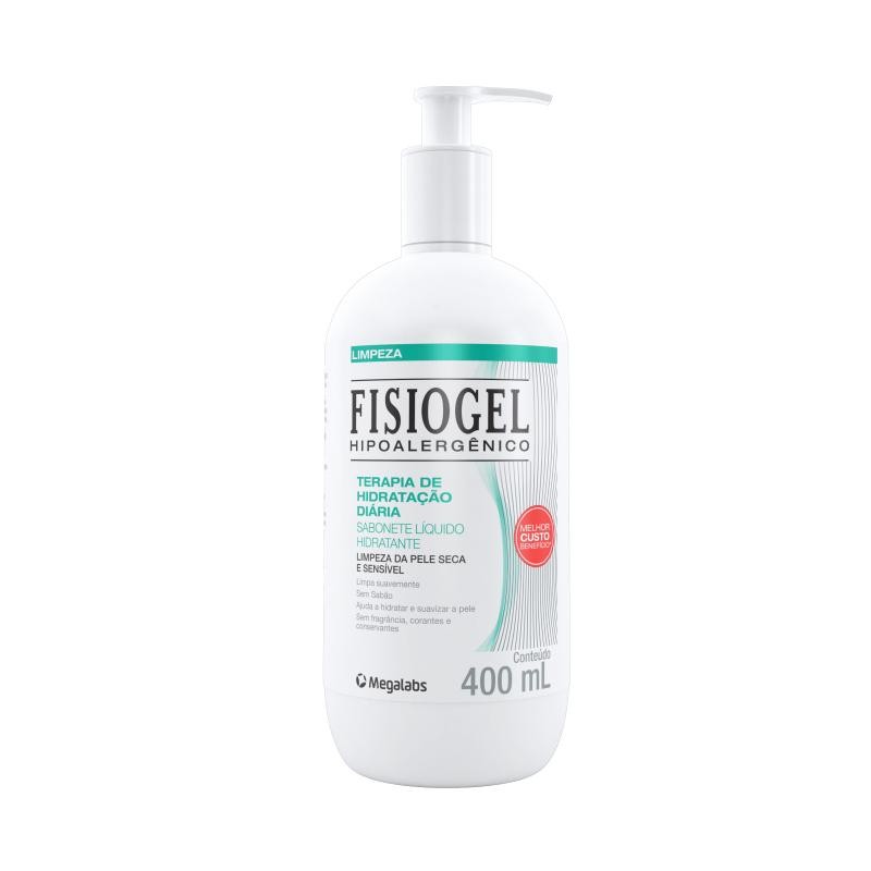 Sabonete Líquido Hidratante Fisiogel 400ml em Oferta na Shopee