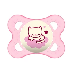 Chupeta MAM Night 0-6 Meses Cor Rosa 1 Unidade