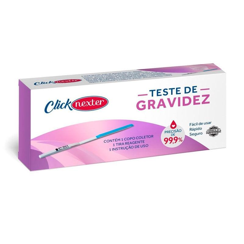 Teste de Gravidez Click Nexter 1 Unidade em Oferta na Shopee