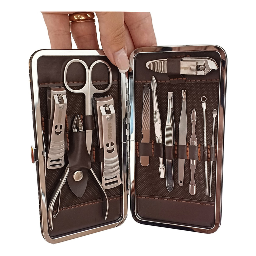 Kit Manicure Portátil Estojo Alicate Cortador De Unha Barato