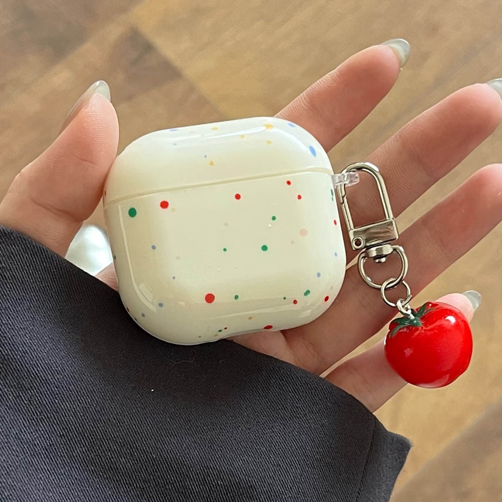 Para AirPods 4 Caso Colorido Ponto Açúcar Criativo Fone De Ouvido Pro 1 2 3 Pro3 2025 Tomate Pingente Capa Macia 2 em Oferta na Shopee