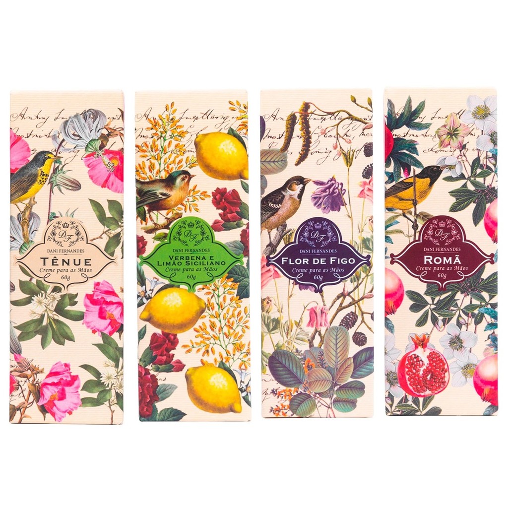 Creme para Mãos Dani Fernandes 60gr - Tênue Romã Flor de Figo Verbena e Limão Siciliano