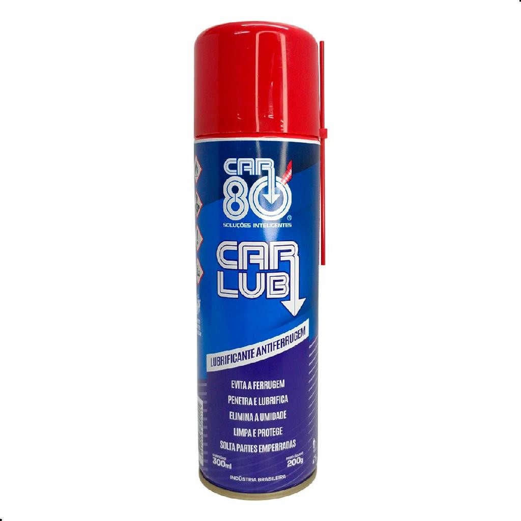 Desengripante Lubrificante e Anti ferrugem Car Lub 300ml CAR80 em Oferta na Shopee
