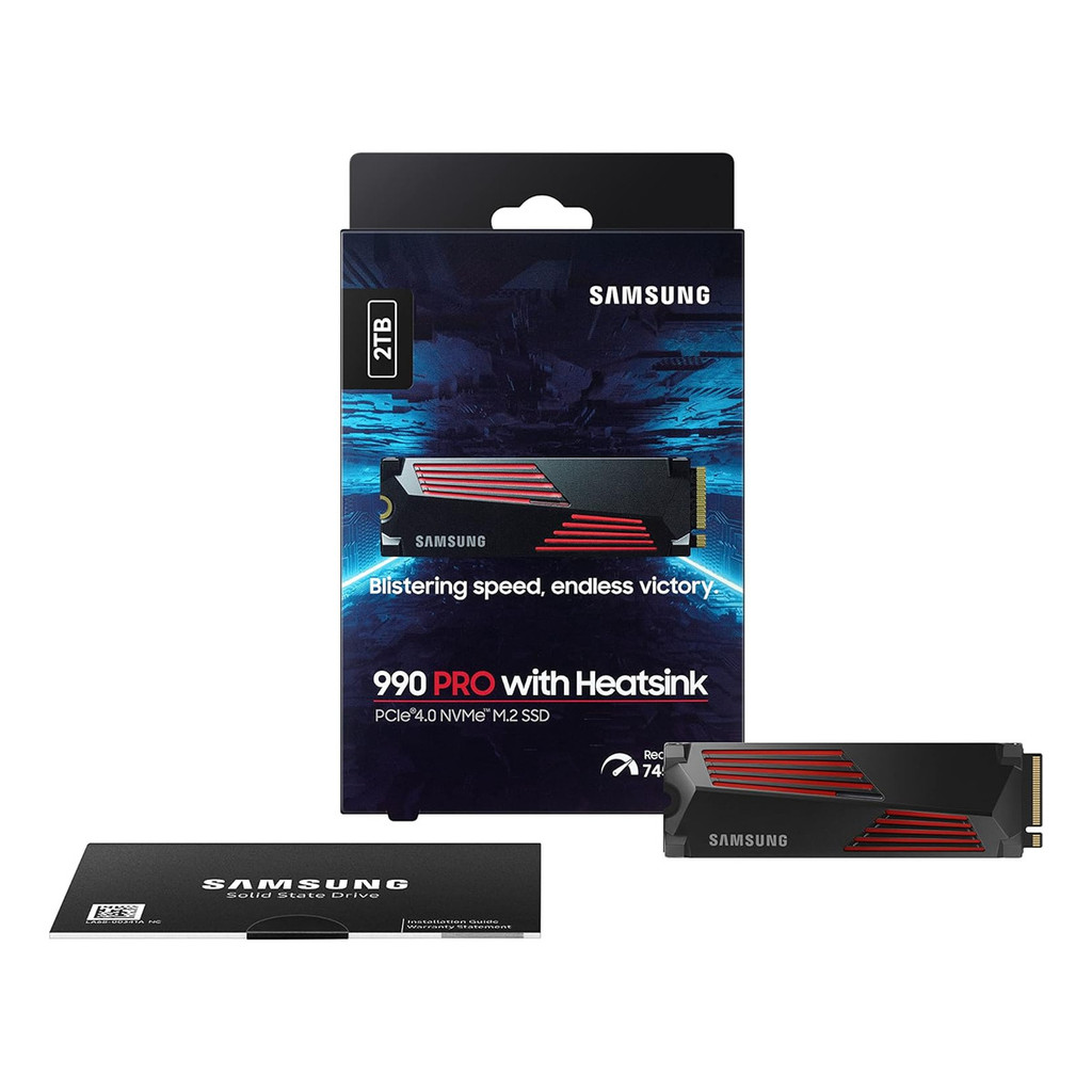 Memória Samsung 990 Pro Heatsink Ssd 2tb Nvme