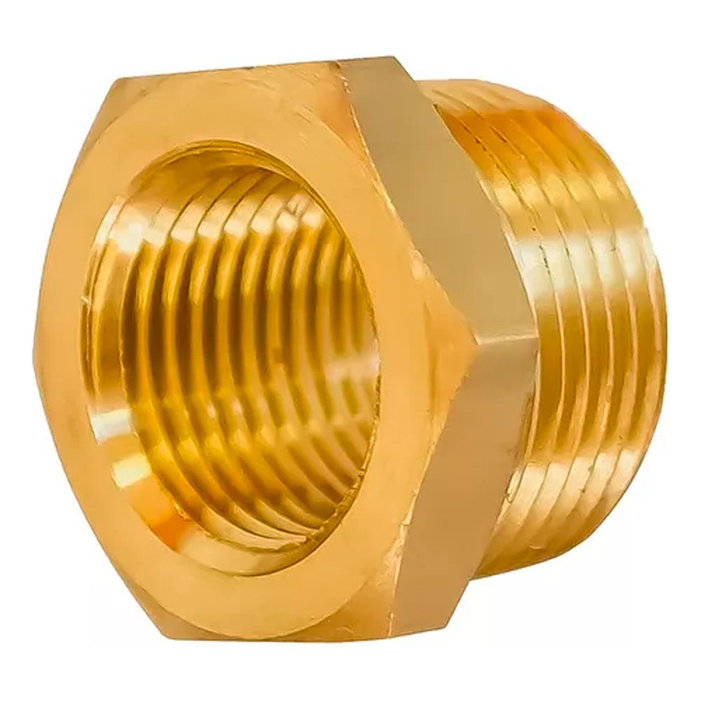 Bucha De Redução Roscável  Amarela Torneira 3/4  Para 1/2 em Oferta na Shopee