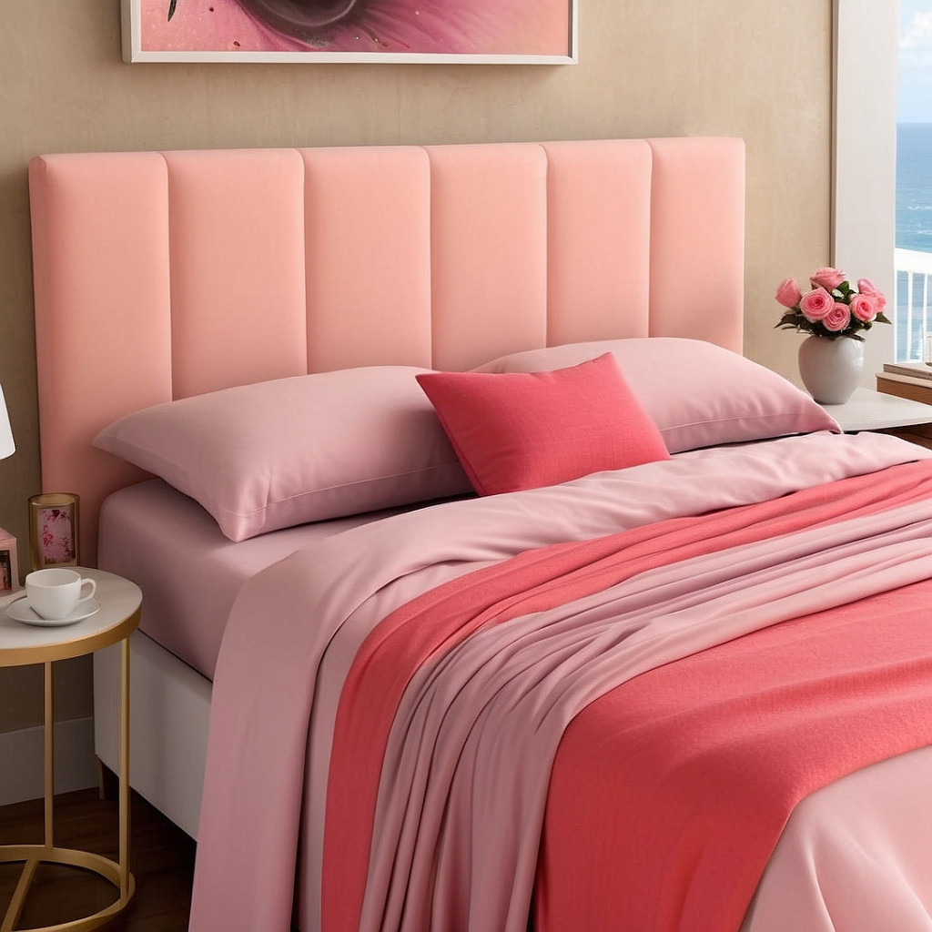 Kit 8 Cabeceiras de Cama Box Casal Queen Estofada Modulada 1,60mX45cm - Luxo Cama Quarto