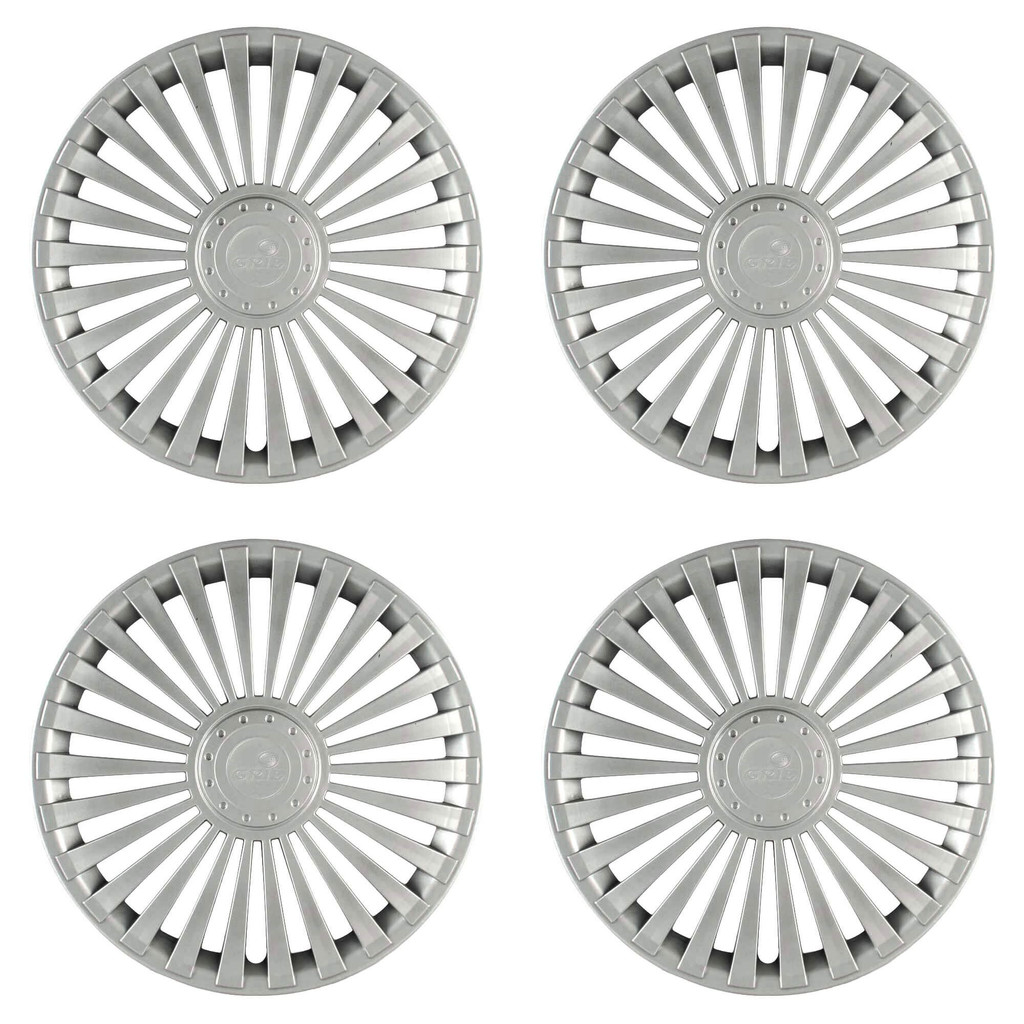 Calota Aro 14" cor Prata Modelo Europa (Jogo c/ 4 Calotas) Grid - 068AR-PTA-E em Oferta na Shopee