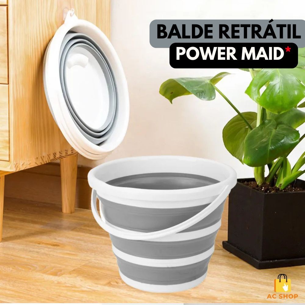Balde Retrátil Dobrável de Silicone 10L  Multiuso Para Limpeza Camping Pesca Lavagem  Carro Compacto Barato Frete Grátis