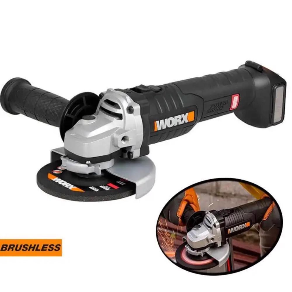 Esmerilhadeira Angular à Bateria 20V BRUSHLESS Sem Bateria WX812.9 WORX em Oferta na Shopee