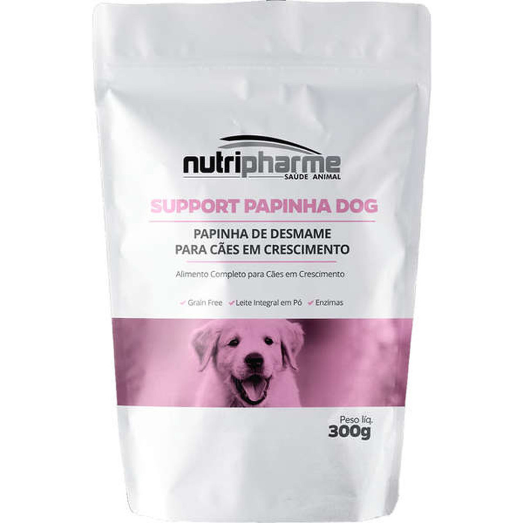 Support Papinha de Desmame para Cães Nutripharme Suplemento Vitamínico - 300 g em Oferta na Shopee