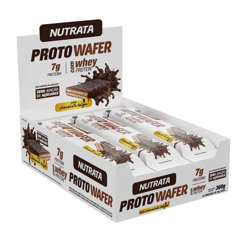 Nutrata Proto Wafer Chocolate Belga 30g Dp C/12 Un