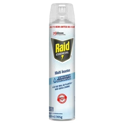 Inseticida Aerossol Multi-Insetos Raid sem Perfume Essencial 420ml