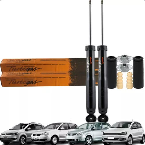Kit Amortecedor Traseiro Batente Coifa Coxim Fox Polo Spacefox em Oferta na Shopee