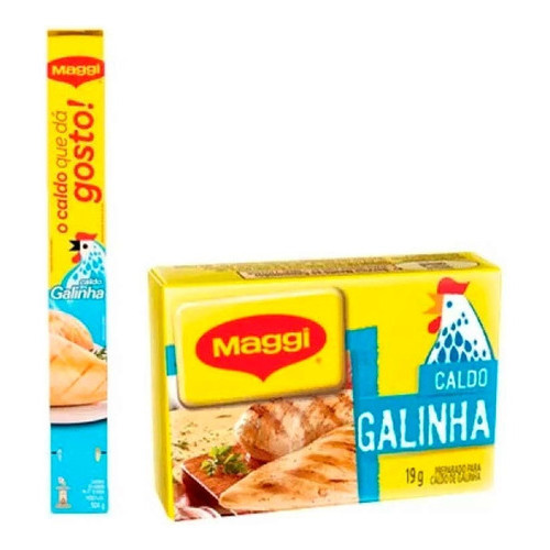 Caldo De Galinha Maggi Display - 24 Un De 19g Cada