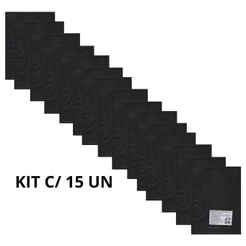 KIT 15 PASTA CATÁLOGO 10, 30, 50, E 100 ENVELOPES PRETA