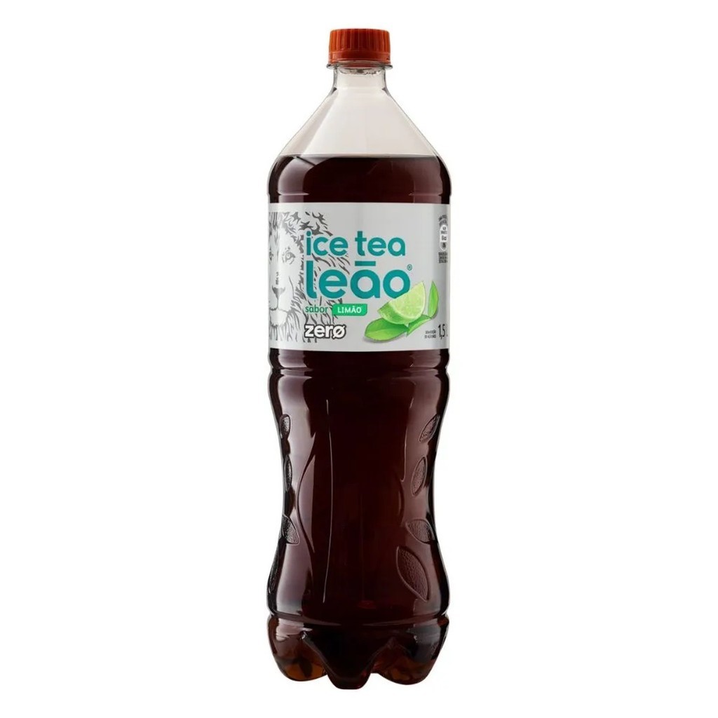 Chá Preto Ice Tea Limão Leão Zero Garrafa 1,5L