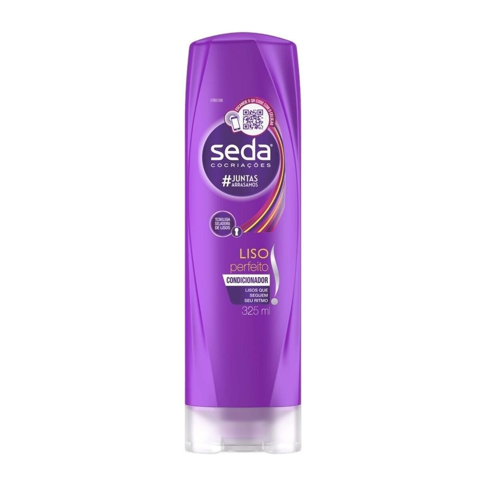 Condicionador Seda Cocriacoes Liso Perfeito 325ml em Oferta na Shopee