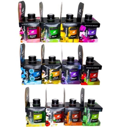 Difusor de aromas com varetas de bambu -270ml Amazônia Aromas em Oferta na Shopee