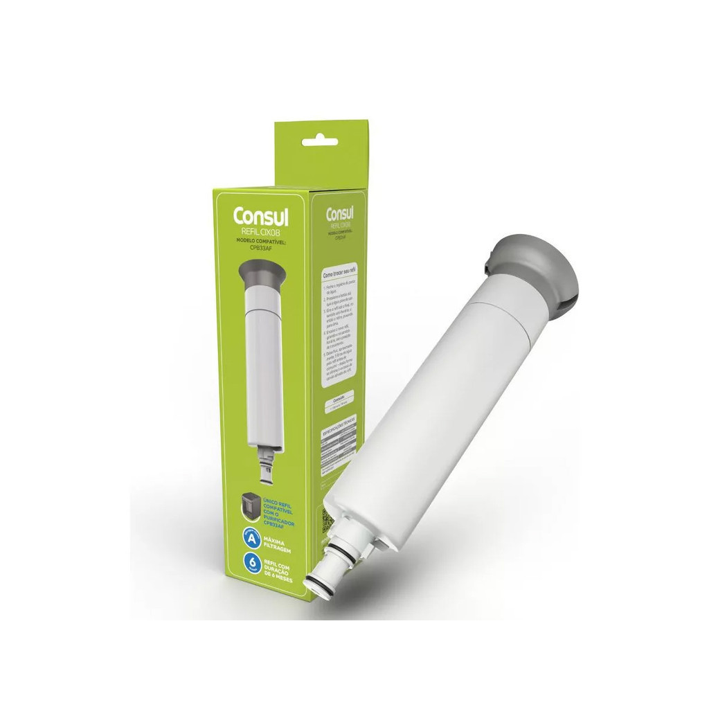 Refil Filtro Consul Cix10ax Para Purificador De Água Cpb33
