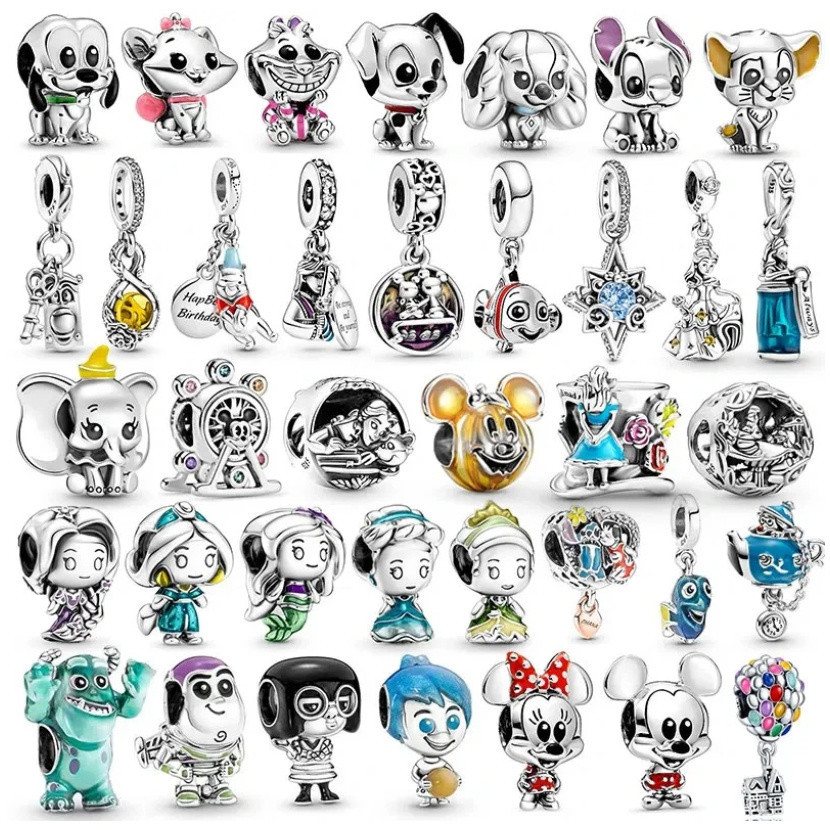 promoção hoje????????Berloque Pingente Charmes P Prata 925 Series Disney Pendant Cheshire Cat Beads Adequado Para Bracelete De Bricolage Presente De Jóias Requintadas