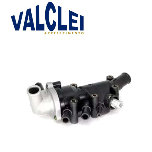 Kit Válvula Termostática Ecosport Fiesta Focus Ka Flex Motor Zetec Rocan