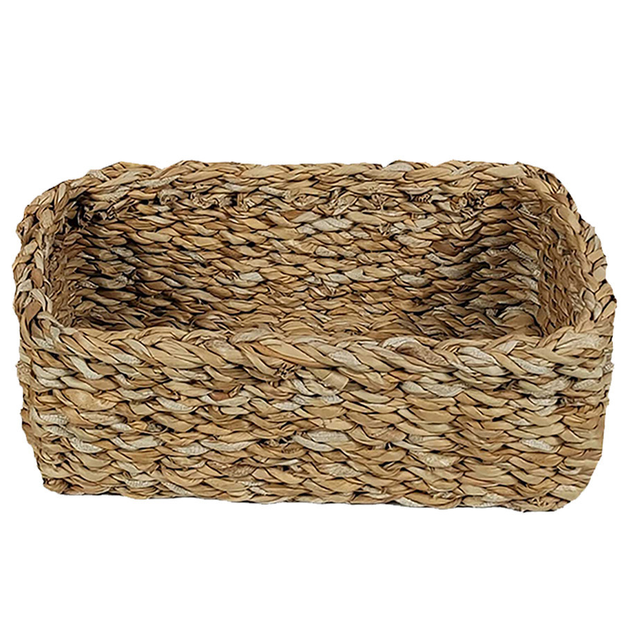 Cesta Decorativa Ecoeama de Seagrass - 22x14x8cm - 1 unidade - Rizzo - Home & Living