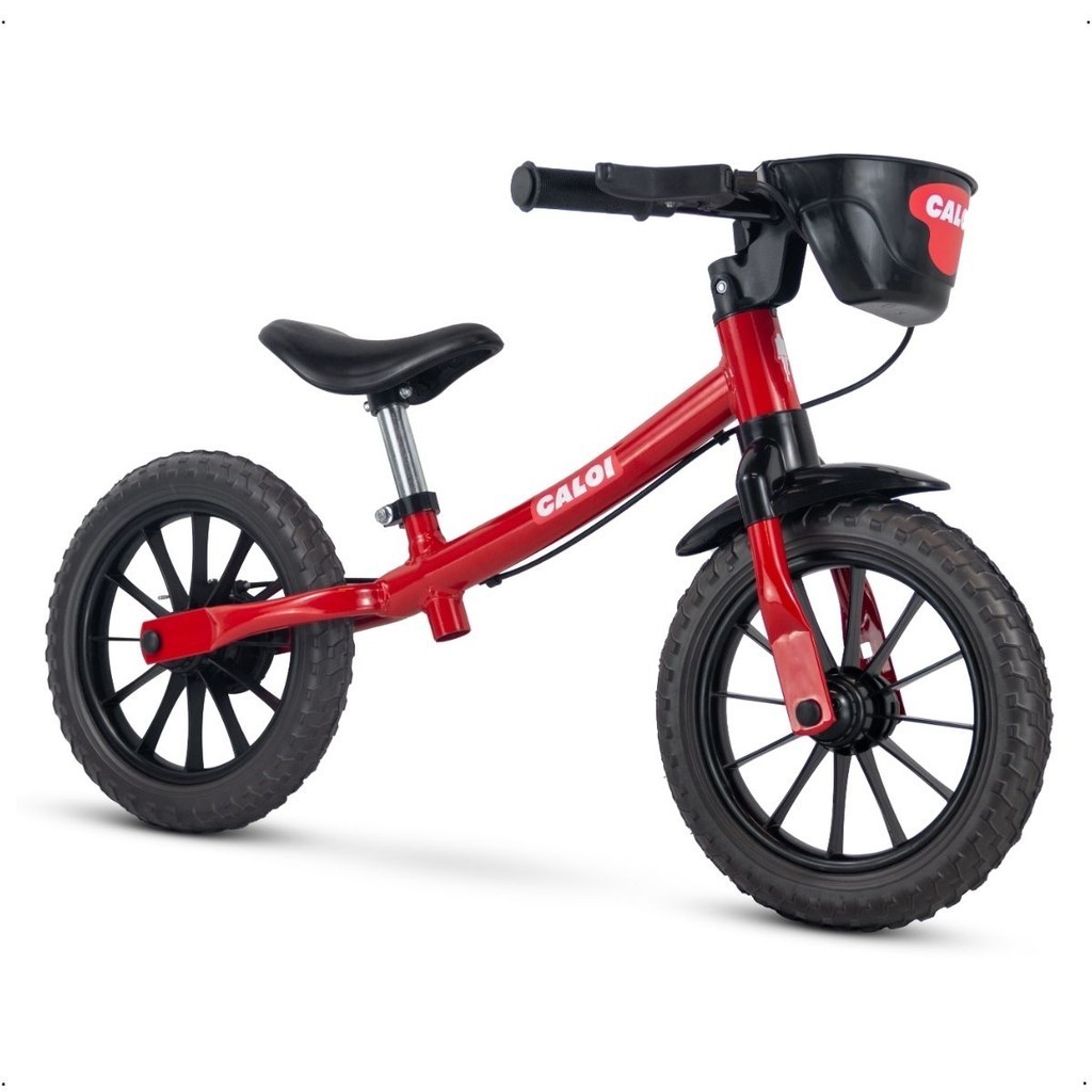 Bicicleta Caloi Sem Pedal de Equilibrio Balance Bike Nathor 2 anos Até 21kg
