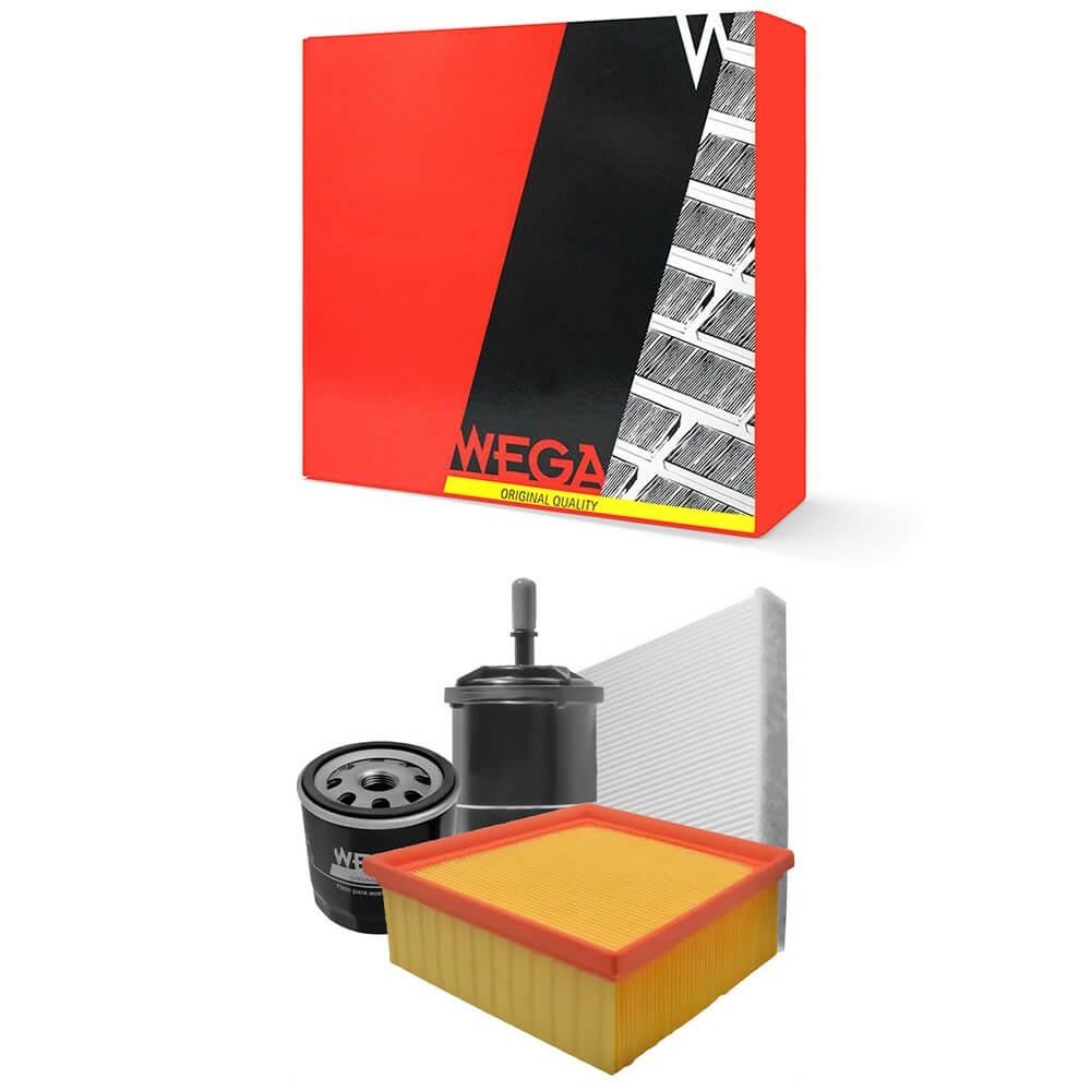 Kit Troca de Filtros Ecosport Ka Fiesta Flex Wega WKL160